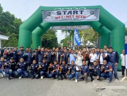 “Jeffry Sentana Didampingi M. Haikal Lepas Touring Komunitas Wet-Wet Aceh 2025”