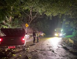 Sinergitas TNI – Polri BPBD dan Masyarakat, Evakuasi Pohon Tumbang di Tapaktuan