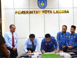 “Pemko Langsa Kerjasama Kejari Lakukan Penandatanganan Penegakan Hukum “