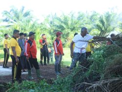Persiapan Sekolah Rakyat, Polres Aceh Utara bersama Warga Gelar Gotong Royong