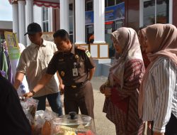 Pada Peringati HUT Kejaksaan RI Ke-80, “Kejari Berkolaborasi Pemko Langsa, Gelar Pasar Murah dan Bazar UMKM”