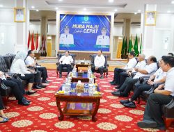 “Bupati Muba Sambut Kemenko Polhukam, Bahas Sinergi Keimigrasian”