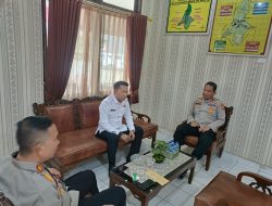 Koordinasi Keamanan, Ka. KPLP Lapas Sekayu Sambangi Kapolsek Sekayu