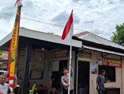 Bangkitkan Semangat Nasionalisme dan Cinta Tanah Air, Polsek Kota Takengon Ajak Kibarkan Merah Putih