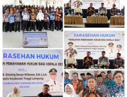 Pemkab Lampung Selatan Sarasehan, Hukum Pada Seluruh Kades