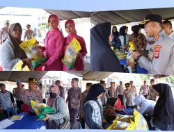 Sambut HUT RI ke-80, 10 Ton Beras SPHP Disalurkan Polres Aceh Tengah