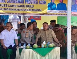 Bupati Agara H. M Salim Fakhry, Optimis Raih Juara Desa Binaan Lawe Sagu Hulu Kutacane