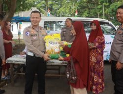 Polres Lampung Selatan Gelar Gerakan Pangan Murah, Ribuan Warga Dapatkan Beras SPHP Harga Terjangkau