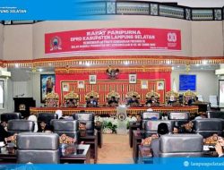 Momentum HUT ke-80 RI, DPRD Lamsel Gelar Rapat Paripurna Istimewa Mendengarkan Pidato Kenegaraan