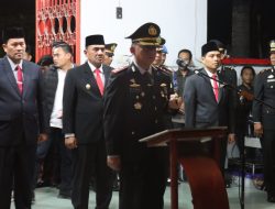 Kapolres Aceh Tengah Pimpin Upacara Kehormatan dan Renungan Suci HUT RI ke-80