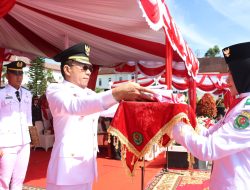 Peringatan HUT ke 80 RI di TapSel, “Bupati Gus Irawan Bertindak Sebagai Inspektur Upacara”