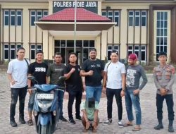 Cepat dan Tepat, Polres Aceh Selatan Ungkap Kasus Curanmor di SPBU Geulumbuk di Kluet Selatan