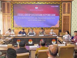 KPU Lamsel Gelar FGD Untuk Penataan Dapil dan Pencalonan