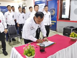 Jajaran Petugas Lapas Sekayu Tandatangani Komitmen Bersama Petugas Pemasyarakatan