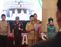 Lantik Pimpinan Baznas, Bupati Tapsel Tekankan Zakat Produktif untuk Kesejahteraan Umat