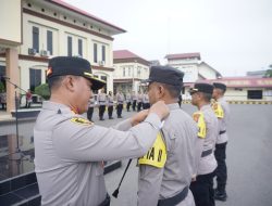Kukuhkan Jabatan Pamapta, Ini Penegasan Kapolres Lhokseumawe