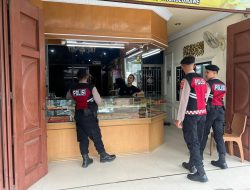 Polsek Syamtalira Bayu Gelar Patroli Dialogis Malam Hari, Cegah Gangguan Kamtibmas