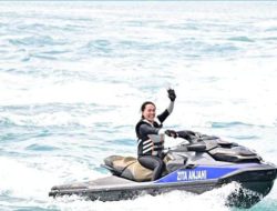 Lamsel Fest 2025, Zita Anjani Pimpin Konvoi Jetski Seberangi Selat Sunda