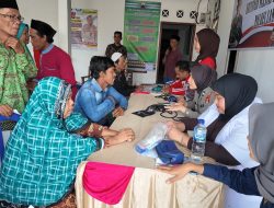 Polres Lampung Selatan Gelar Bakti Sosial, Sunatan Massal, dan Pemeriksaan Kesehatan Lansia di Desa Ruguk