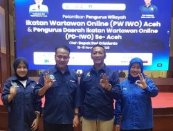 Dua Perempuan Tangguh Aceh Duduki Jabatan Ketua IWO di Masing-Masing Kabupaten