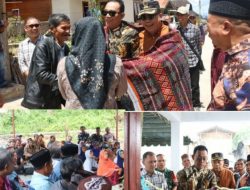 Bupati Tapsel Resmikan Kantor Desa Aek Batang Paya, PLTA 510 MW Siap Beroperasi